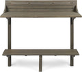 Christopher Knight Home Caribbean Outdoor Acacia Wood Balcony Bar Table, Grey Finish