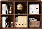Book Shelf with 6 Storage Place Wooden Bookshelf Storage Organizer Diaplay CabinetWood