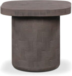 Tov Furniture Suraya Dark Umber Concrete Side Table