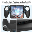 Foluck 4 in 1 Carrying Case for PlayStation Portal Remote Player, Waterproof Hard Case for PS5 Portal with Soft Protective Cover Skin Case, 2 Screen Protector, 4 Thumb Grip Caps, PS Portal Accessories