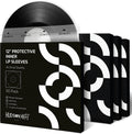 Hudson Hi-Fi Anti-Static Vinyl Record Sleeves - Durable Clear Disc Sleeves- Protect Your LP Albums from Scratches, Dust & Dirt - Acid-Free Rice Paper Disc Covers, 50x Inner Sleeves