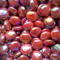 Vase Fillers - Glass Gems (4 LB, Opal Red Irid Medium)