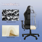 Gaming Chair,Video Game Chair with Massage Lumbar Support, Ergonomic Computer Chair Height Adjustable with Swivel Seat and Headrest