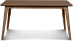 New Classic Furniture Oscar 5-Piece Wood 60" Dining Table Set in Teal