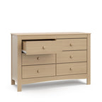 Graco Noah 6-Drawer Dresser, Driftwood | GREENGUARD Gold Certified, Wood Dresser for Bedroom, Kids & Nursery Storage Chest, Safety Interlocking Drawers, Kids Bedroom