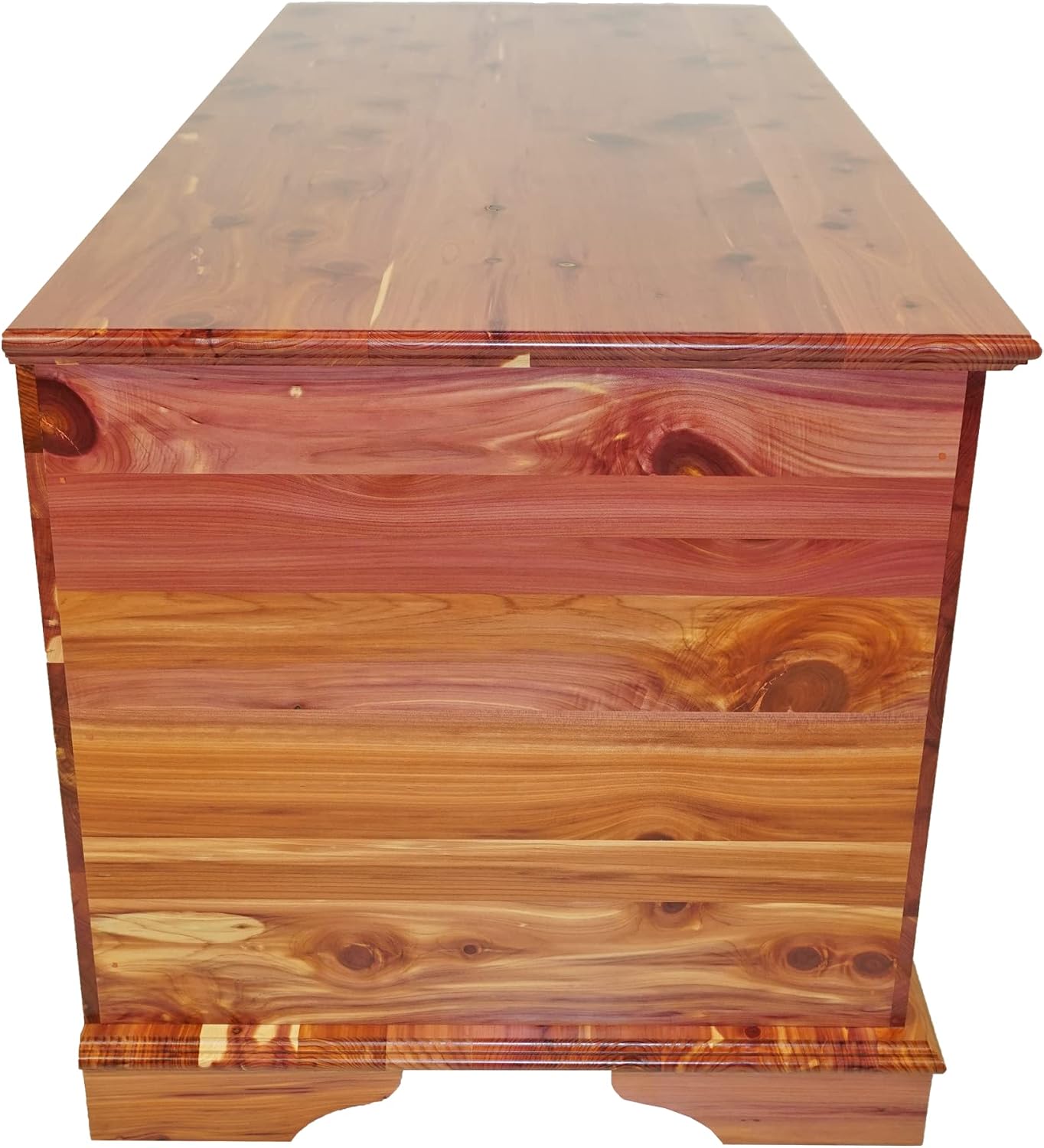 DutchCrafters Rustic Solid Wood Natural Wooden Cedar Chest, Aromatic Cedar Scent - Linen Blanket Storage Chest, Clothes Storage Trunk, End of Bed Storage Bench - Amish Made in USA (42" Width)