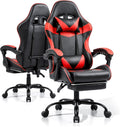 Gaming Chair with Footrest and Lumbar Support, Height Adjustable Chair with 360°Office Desk Chair,Heavy Duty 330lbs Computer Chair for Adults