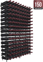 Sorbus Wine Rack Freestanding Floor - Wine Bottle Holder Holds 150 Bottles of Wine - 150 Bottle Capacity Wine Storage for Any Bar, Wine Cellar, Kitchen, Dining Room