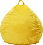 fond + found 2FT Bean Bag Chair Small Bean Bag with Removable Washable Cover, Memory Foam Comfy Bean Bag Chair with Handle & Side Pocket for Classroom, Living Room, Bedroom, Gaming