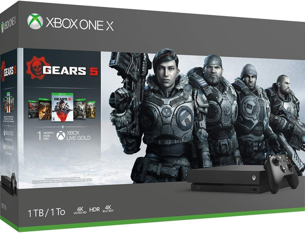 Xbox One X 1TB Console - Gears 5 Bundle (Renewed)