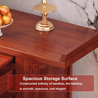 Buddha Altar Table, Personal Shrine Stand, Chinese Cabinet Pedestal Offering Table for Living Room, Small Spaces, Buddhist Prayer Altar Cabinet, Meditation Shrine Tavle(34.6in)