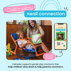 Kids Rocking Chair – Sensory Rocker for Kids Ages 3-8 – Calming Chair for Autism & Sensory Play – Indoor Rocker for Focus, Relaxation & Quiet Time