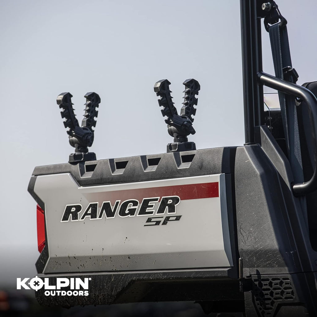 Rhino Grip® Pro - Polaris UTV, Pair - Heavy Duty Carriers for Shovels, Guns, Bows, Augers, etc. - Use on Polaris Ranger, General, Xpedition, Pro XD