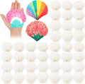 GlikCeil 50 Pcs Sea Shell for Crafting Natural Large Scallop White Oyster Shells Bulk for Decorating DIY Home Decor Beach Wedding Ocean Themed Party(3.5''-3.9'')