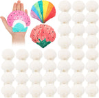 GlikCeil 50 Pcs Sea Shell for Crafting Natural Large Scallop White Oyster Shells Bulk for Decorating DIY Home Decor Beach Wedding Ocean Themed Party(3.5''-3.9'')