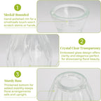 24 Pack Glass Bud Vase in Bulk - BEAHOT Clear Flower Vases for Wedding Decorations, Mini Vase for Centerpiece Table Decorations, Small Boho Vase for Home, Wedding Decor, Mother's Day, Party, Office