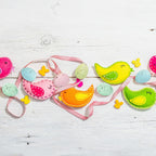 Winlyn 140 Pcs 5 Colors Mini Artificial Easter Eggs Decorative Speckled Eggs Pastel Pink Green Blue Foam Eggs 1" for Spring Easter Basket Nest Decor Bowl Fillers Seasonal Wreath DIY Craft Projects