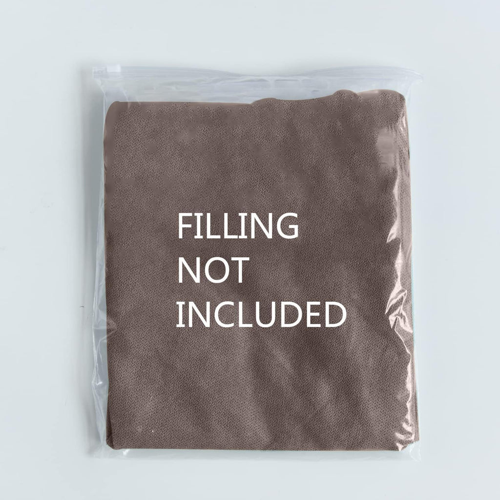 YuppieLife Big Durable Bean Bag Cover for Adults(Just Cover,No Filler) 4Ft Machine Washable Large Size Sofa Cover （Chocolate）