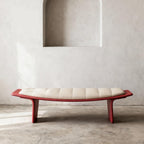 Modern Upholstered Long Bench for Living Room and Home Use Leather for Bedroom and Bed end Entryway(XS)