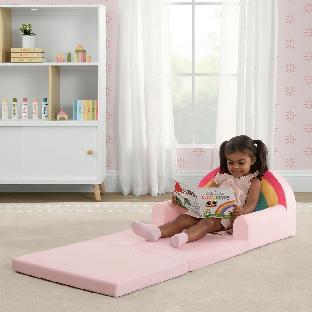 Delta Children Rainbow Flipout Figural Chair