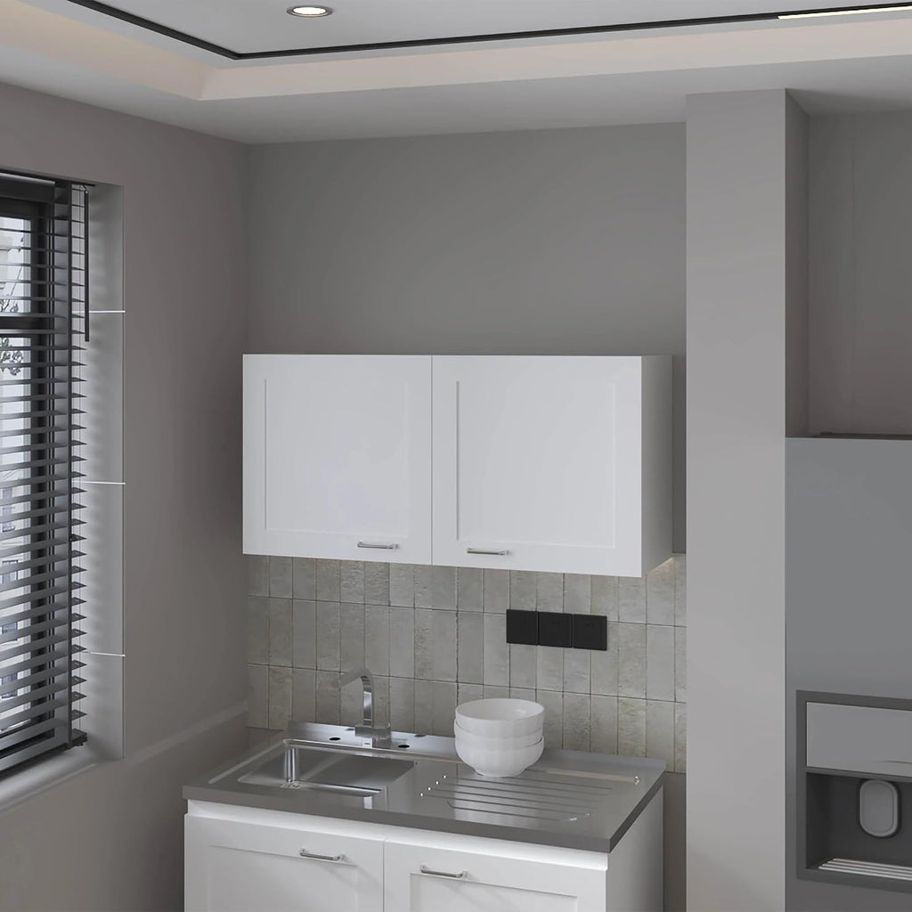 Closet Wall Cabinet with 2 Doors, Storage Pantry Cabinet for Kitchen Hallway Living Room,for Kitchen Home