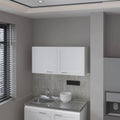 Closet Wall Cabinet with 2 Doors, Storage Pantry Cabinet for Kitchen Hallway Living Room,for Kitchen Home