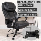 Heavy Duty 500LBs Office Chair Tilt Control Mechanism Replacement Parts, Office Chair Swivel Tilt Base W/6" x 10.2" Mounting Holes - Black