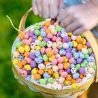 Celltestria 150 Pcs 8 Colors Mini Easter Eggs Artificial Foam Speckled Eggs Small Pastel Decorative Easter Bird Eggs for Basket Fillers Spring Party Favors Wreath Decor Craft Projects