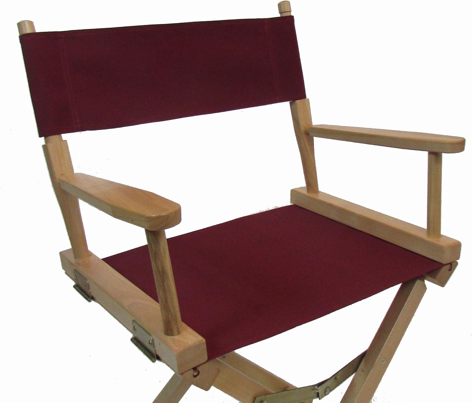 Marine Grade Weather Resistant Directors Chair Replacement Cover (Round Stick) - Burgundy
