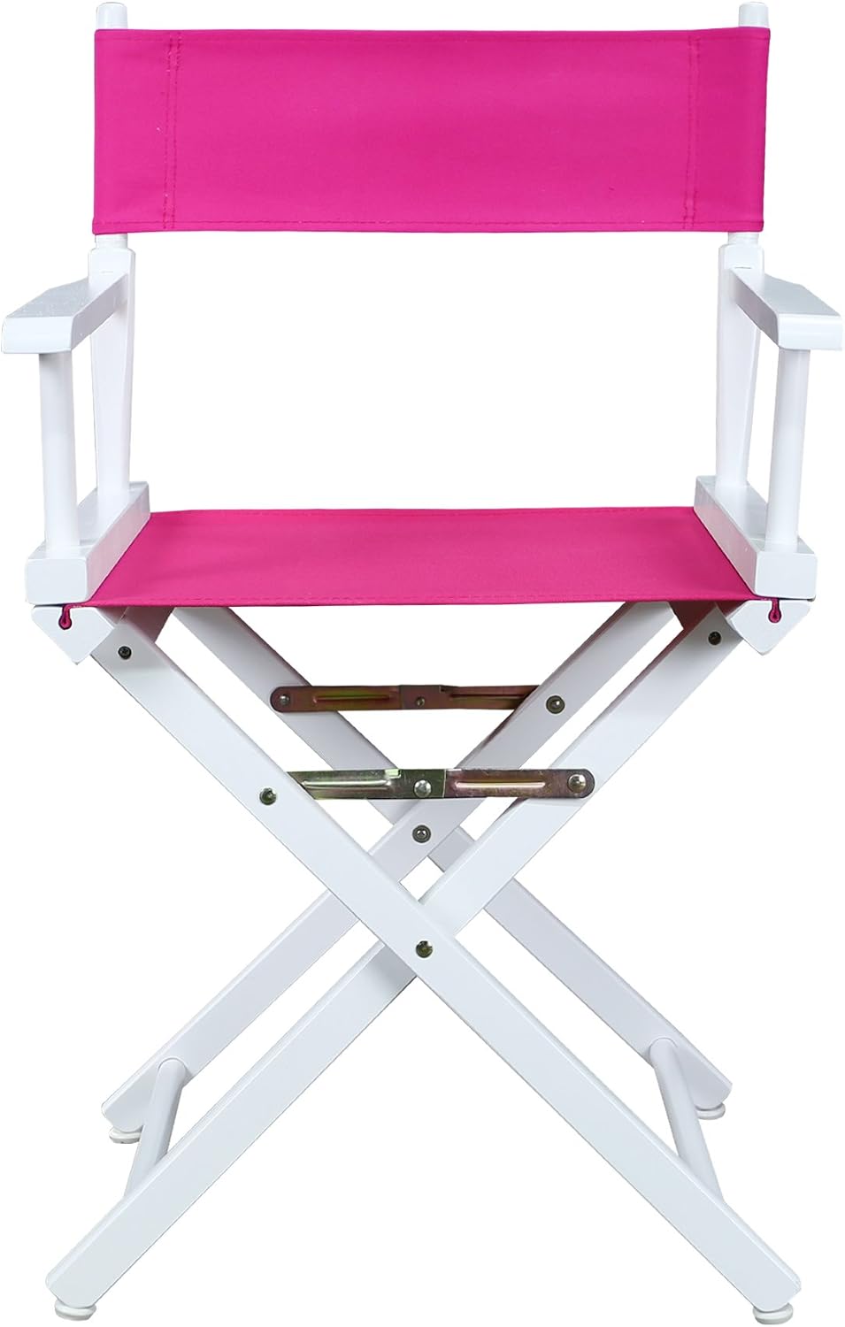 Casual Home 200-01/021-30 Director Chair 18" - Classic Height WhiteFrame/Magenta Canvas