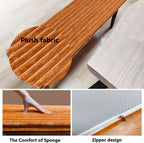 Bench Cushions Indoor/Outdoor Furniture, Corduroy Bench Seat Pad Replacement Cushions 1/2/3 Seater Chair Pads,Washable Removable, for Garden,Patio, Dining Room Benches(Beige Gray,180x40x5cm)