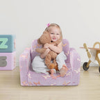 Comfy Kids Chair and Couch, 2-in-1 Fold Out Convertible Kids Chair | Kids Sofa Chair, 2-In-1 Fold-Out Design, Ideal For Reading, Playing and Relaxing, Suitable For Boys And Girls