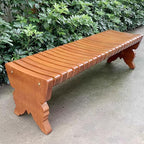 Patio Benches for Outdoors Park Bench, Outdoor, Leisure Public Seat, Square Chair, Garden, Pineapple Grid Garden Benches for Outdoors