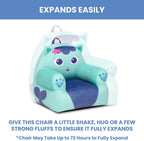 Delta Children - Gabby's Dollhouse Cozee Buddy Kids Chair, Blue