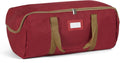 Covermates Keepsakes Garland Duffle Bag - Durable Polyester, Reinforced Handles, Fits up to 25 Foot Garland Depending on Thickness - Holiday Storage, Red