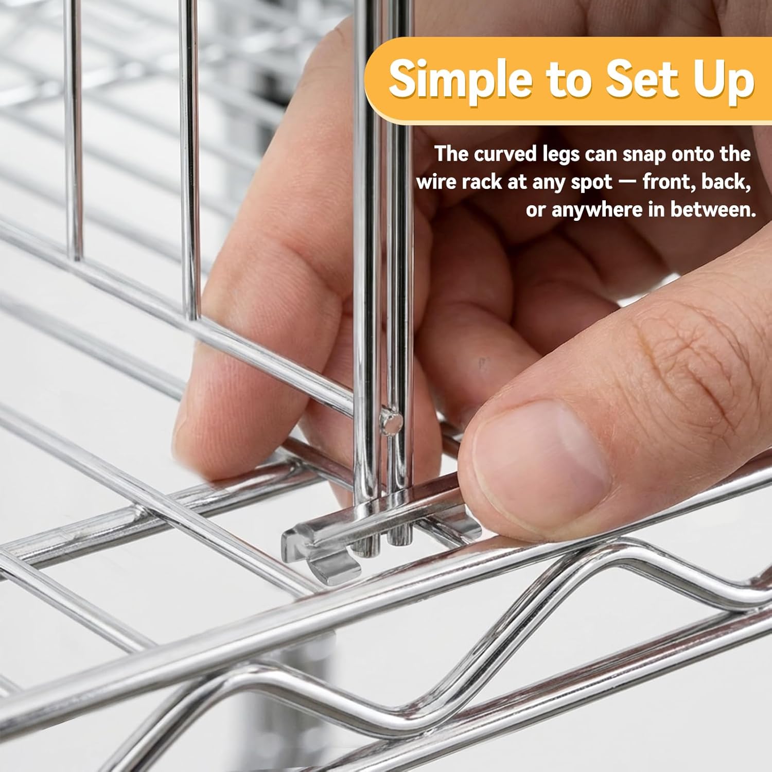 10 Pcs 14" W x 9" H Shelf Dividers for Wire Shelves, Vertical Wire Shelf Dividers for Storage Item Separation and Organization, Rack Shelving Accessories Bulk