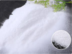 AOSWTLIF White Quartz Sand 40-80 Mesh, Natural Decorative Craft Sand for Resin Art, Acrylic Painting Texture, Vase Filler, Incense Burner & Landscaping (2 LB)