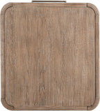 Liberty Furniture South Bend Living Room End Table Contemporary with Storage Drawer - Burnished Clay Oak Wood
