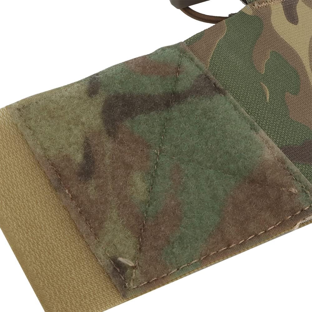 Cummerbund Side 5.56 Mag Holder Radio Pouch with Hook and Loop Tactical Magazine Expander Wing Holster for Chest Rig Vest 2 pcs