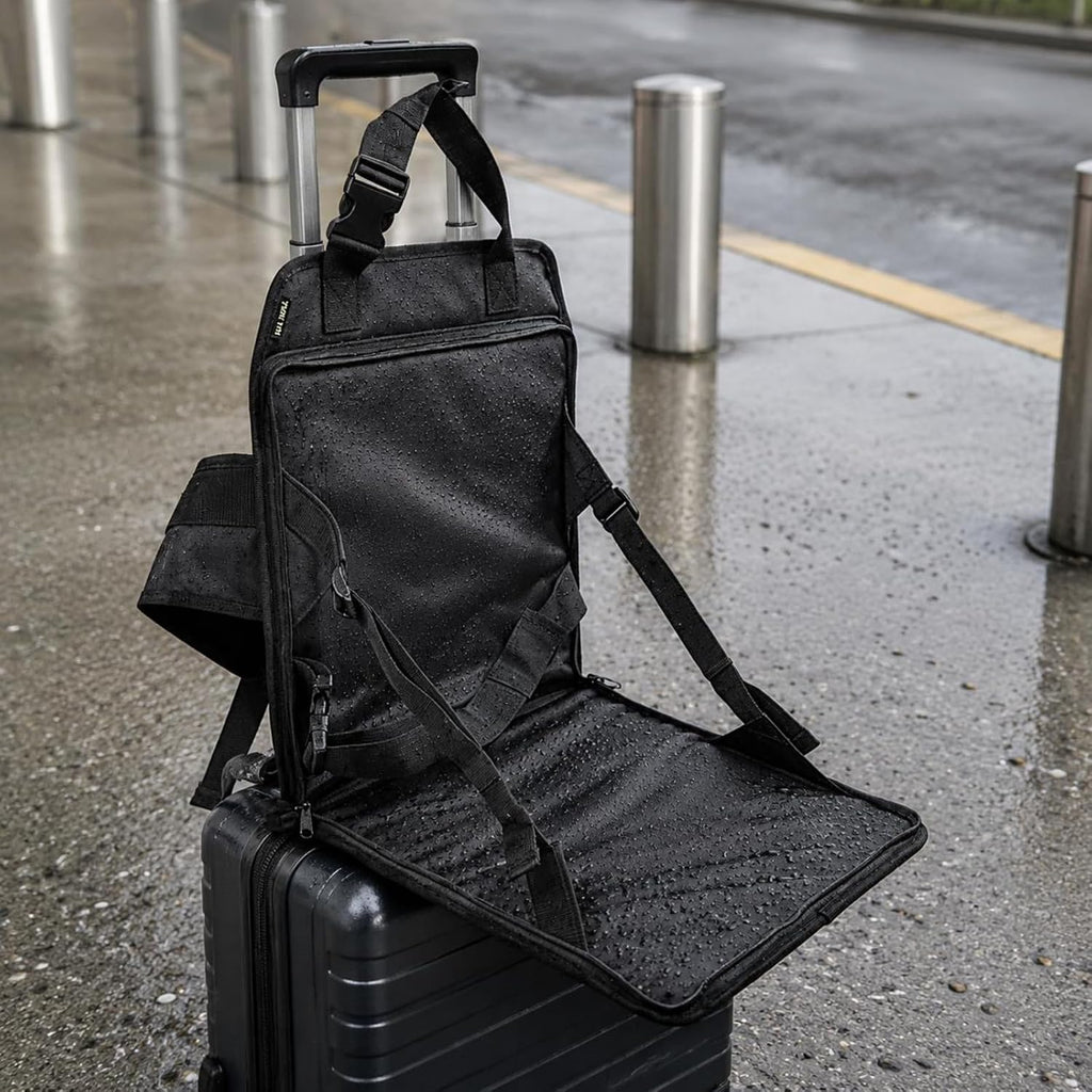 Suitcase Child Seat Space Saving Foldable Strap Chair Portable Portable Seat for Trip