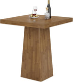 Tribesigns 39.4" H Square Bar Table, Industrial High Top Pub Cocktail Table, Wooden Home Bar Unit for Bistro, Kitchen, Dining Room, Coffee, Small Space (Table Only)