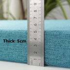 Indoor Bench Cushion 2 3 Seater Long Seat Cushion 120cm/150cm/140cm,Thick 5cm Garden Dining Seat Cushion Pad Kitchen Home Wooden Bench Outdoor(4,67x18in/170x45cm)