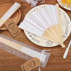 Foldable Handheld Fan Set, Wedding Gifts & Party Favors, Decorative Practical Fans for Wedding Party, 9 Pcs Set