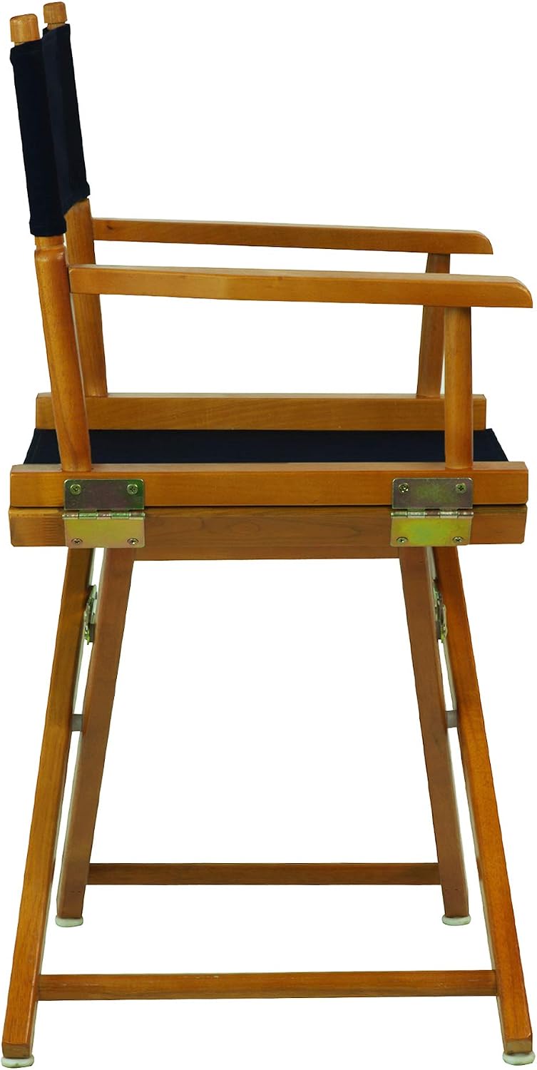 Casual Home 18" Director's Chair Honey Oak Frame with Navy Canvas