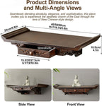 Personal Shrine Altar Table, Free Standing Altar Table, Pooja for Home, with Storage, for Meditation Prayer Spiritual(60 * 25cm/23.6 * 9.8in)