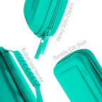 Orzly Turquoise Carry Case for Switch Lite - Portable Travel Case with Game Storage & Accessories - Gift Box Edition