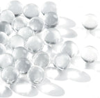 FUTUREPLUSX 5LB Glass Marbles, 0.63Inch Clear Marbles Bulk for Vase Fillers, Home Decor