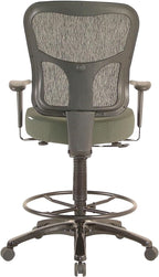 Tempur-Pedic TP8200 Ergonomic Fabric Mid-Back Drafting Stool, Olive (TP8200-OLIVE)