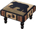 Park Designs Adirondack Bear Hooked Stool