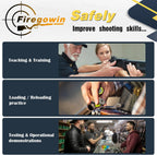 Pro Dummy Rounds Snap Caps-Reusable 9mm&12GA&50&45&380ACP Training Rounds for Safe Dry Fire Practice, Durable with Secure Primer Design, Multiple Color Options